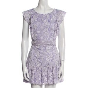 Majorelle Elegant Lavender Lace Dress